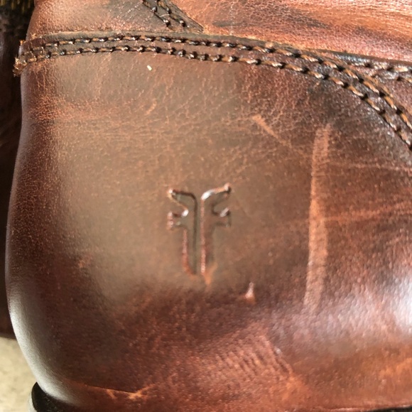 FRY  Women’s Red/Brown Leather Riding Boots. 3476111-rdd  Riding Boots 6B - Picture 7 of 12